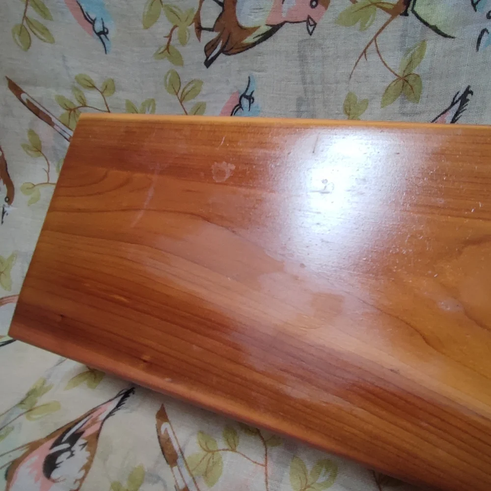 Lane Cedar Chest Salesman Sample Wood Jewelry Craft Stash Box *FLAW* NO KEY